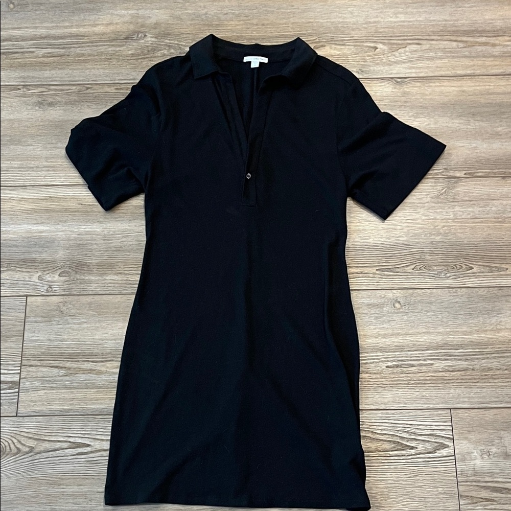 James Perse Black Crewneck Top